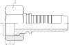 Metric Female Flat Seal