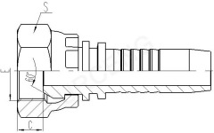 female metric fitting