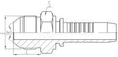 Metric Male 74°Cone Seal