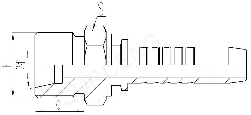 male 24 cone fitting