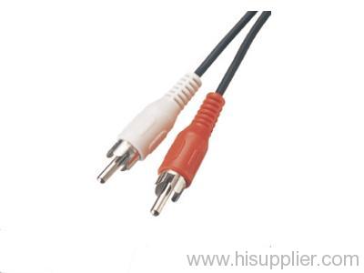 2 RCA Plug to 2 RCA Plug Cable