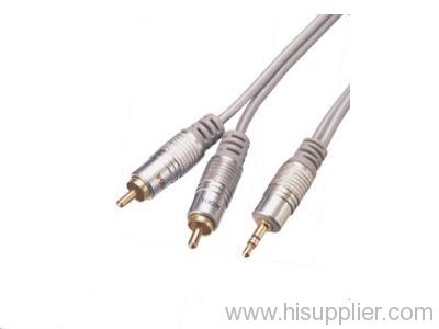 3.5 Stereo Plug to dual RCA Plug Cable