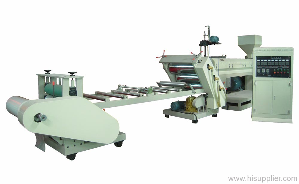 plastic sheet extruding machine