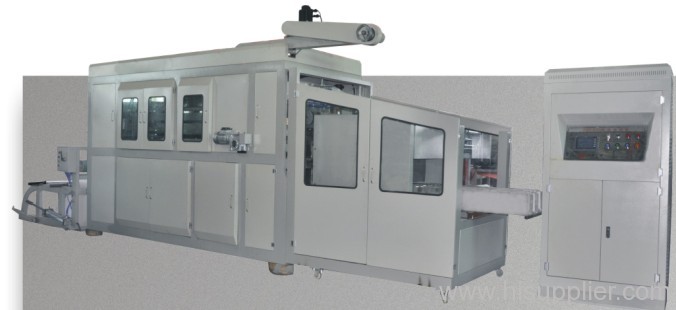 cup thermoforming&stacking machine
