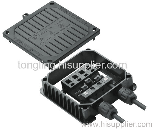 solar junction box clip-fitting type