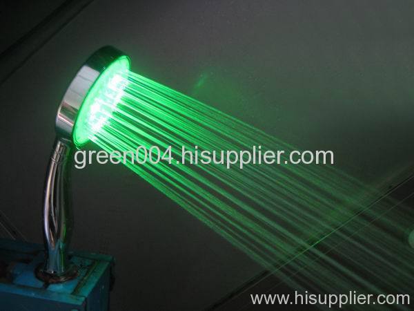 illuminated shower head