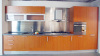 Orange Vinyl Kitchen Cabinet