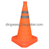 Retractable traffic cone