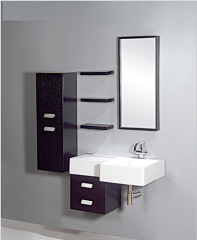 Black Bathroom Cabinet