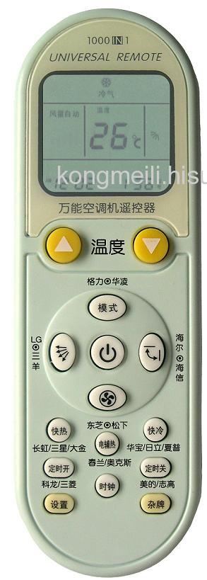 universal A/C remote control