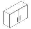 2 Doors Standard Kitchen Cabinet