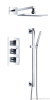 Wall thermostatic shower mixer