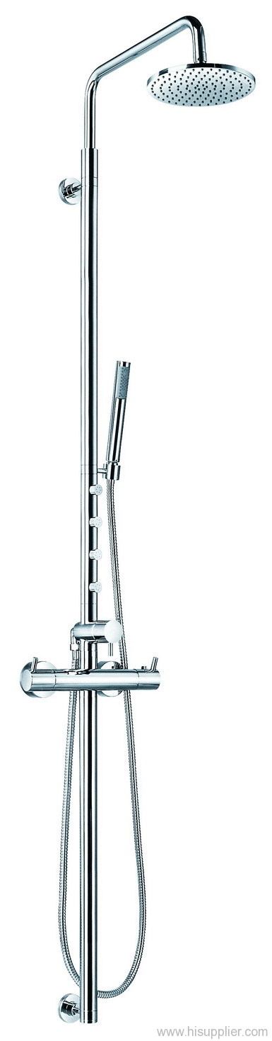 Wall thermostatic shower mixer with Cast brassbody