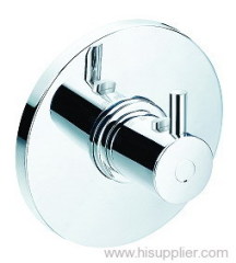 Thermostatic concealed mixer with Brass handle