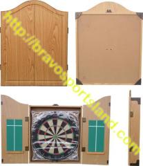 Dartboard Wooden Cabinet