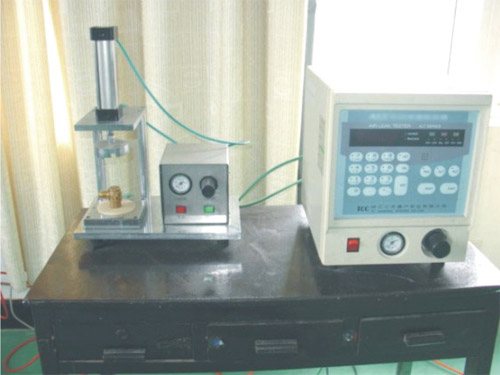 Flow rate testing device