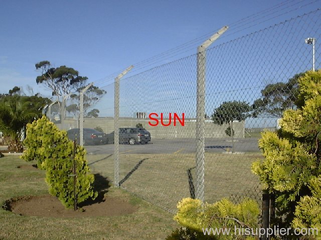 car park chain link fences