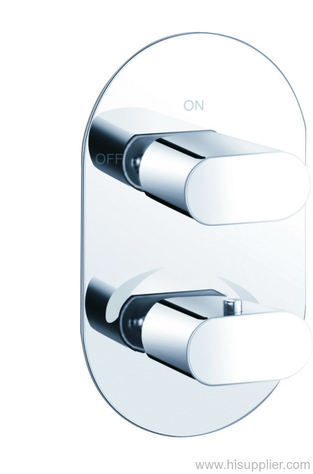 Concealed thermostatic mixer