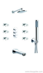 Concealed thermostatic bath/shower mixers