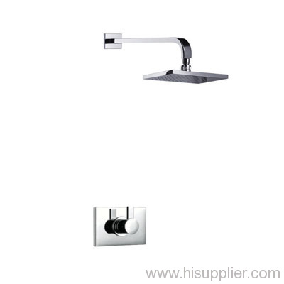 Thermostatic concealed mixer withBrass handle