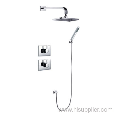 Thermostatic concealed shower mixer with handshowe