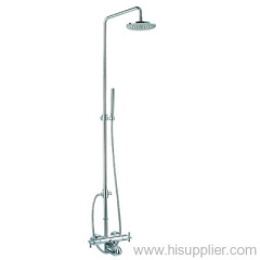 Thermostatic bath/shower mixer with rain shower