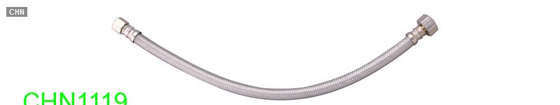 Stainless steel connection hose for gas