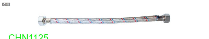 Flexible metal braided gas hoses