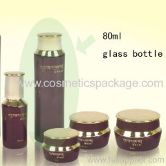 80ml glass lotion bottle