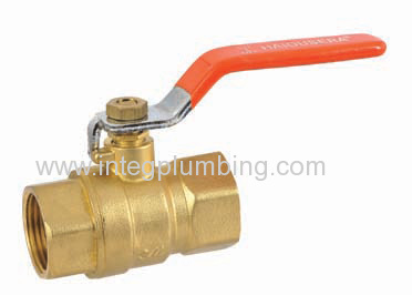 Brass zinc alloy ball valve