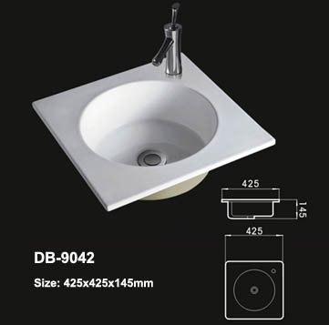 Square Drop In Sink,Drop Sink,Above Sink,Above Counter Lavatory,Drop In Bathroom Washbowl,Drop In Hand Basin
