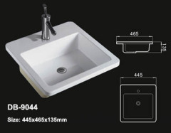 Drop In Vanity Sink,Square Drop In Lavatory,Drop In Bathroom Basin,Drop In Washbowl,Drop Sink,Above Counter Sink