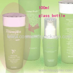 100ml glass lotion bottle