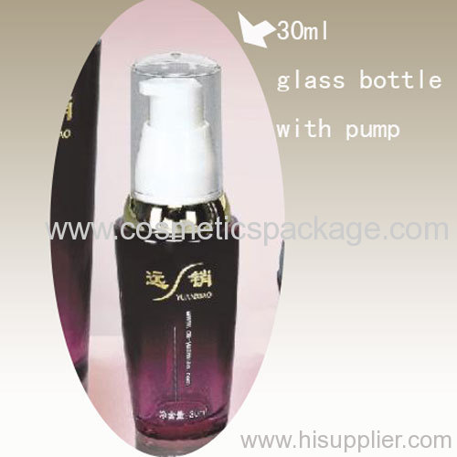 30 ml glass lotion bottle