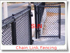 chain link fencing gates