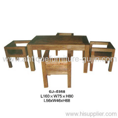 Asia antique dining table set