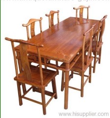 Chinese antiques dinning table set