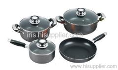 aluminum 7 pcs cookware sets