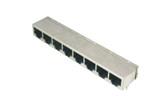 RJ45 shield 8 port modular socket