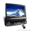 7-inch Motorized Touchscreen 1-Din DVD Player - Detachable Panel