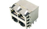 RJ45 2x2 shield modular jack