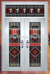 Stainless steel door