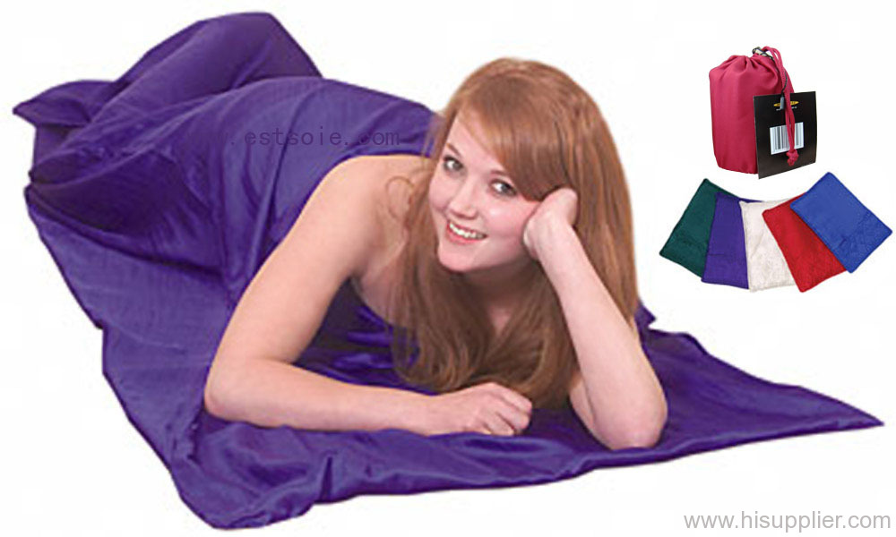 silk sleeping bag