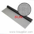 black fiberglass insect screen