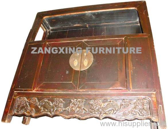 Oriental wooden cabinet