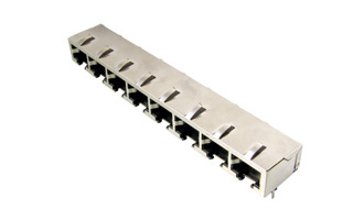 RJ45 1X8 port modular jack