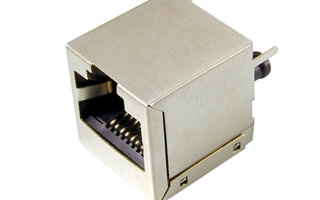 RJ45 shield top entry modular jack