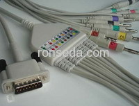 Philips M3703C EKG cable with 12 leads