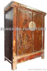 Antique golden painting cabinet