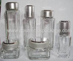 50 ml square glass cream jar